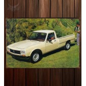 Металлическая табличка Peugeot 504 Pickup